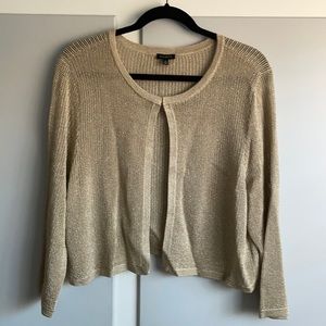 Talbots XL Metallic Shimmering Cardigan